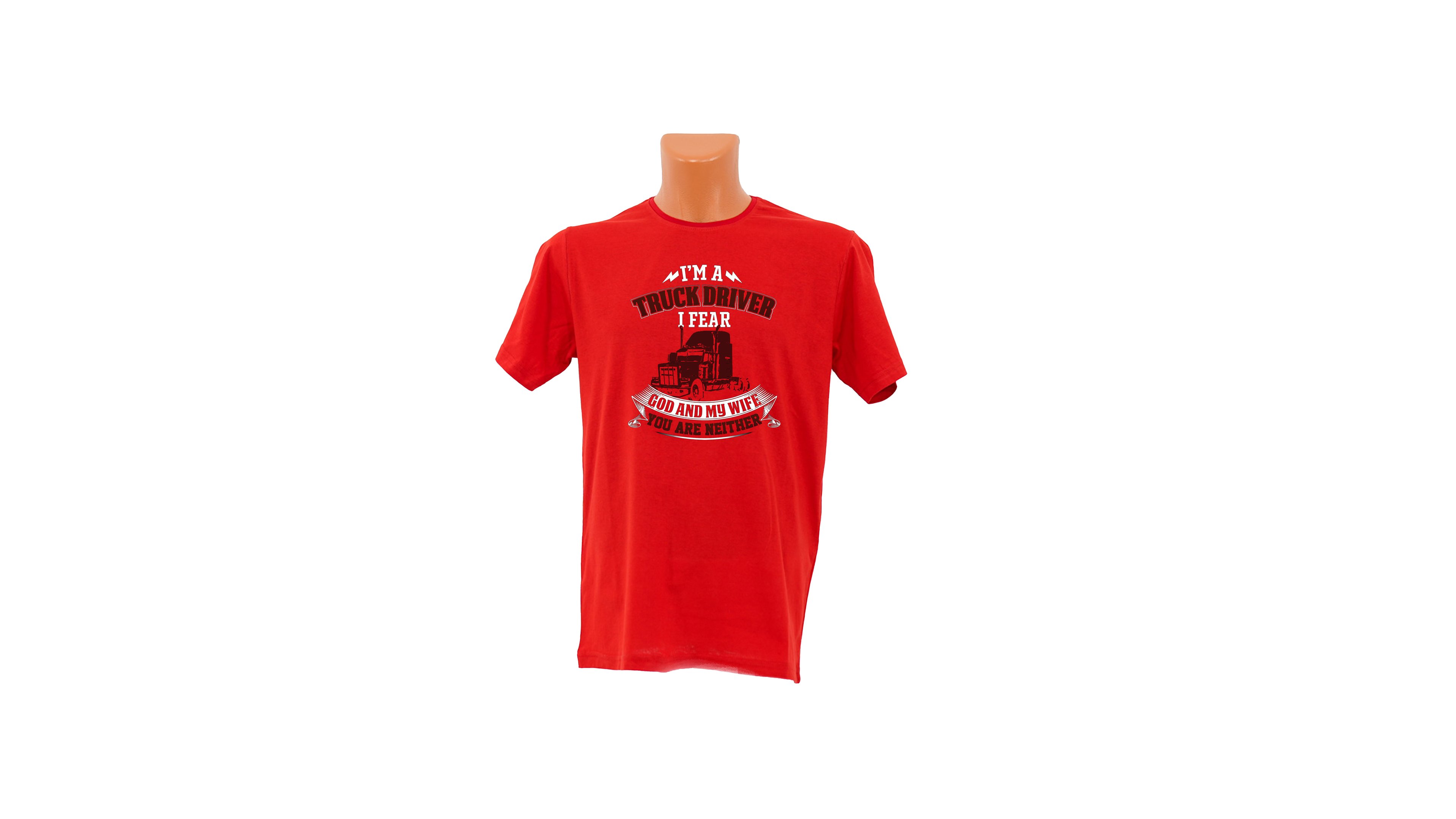 Truck Driver T-shirt - Red