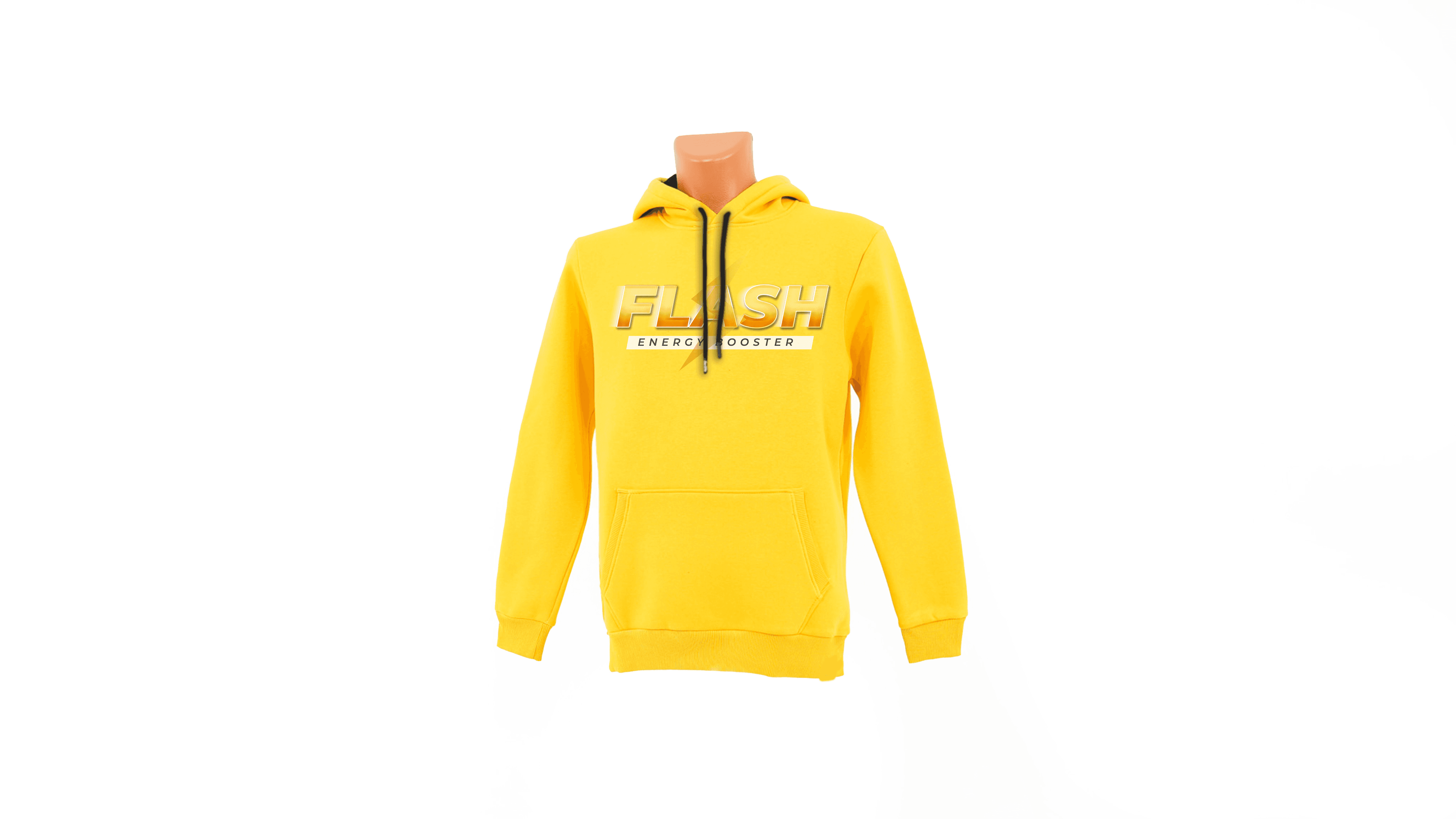 Flash baskılı Sweatshirt - Sarı