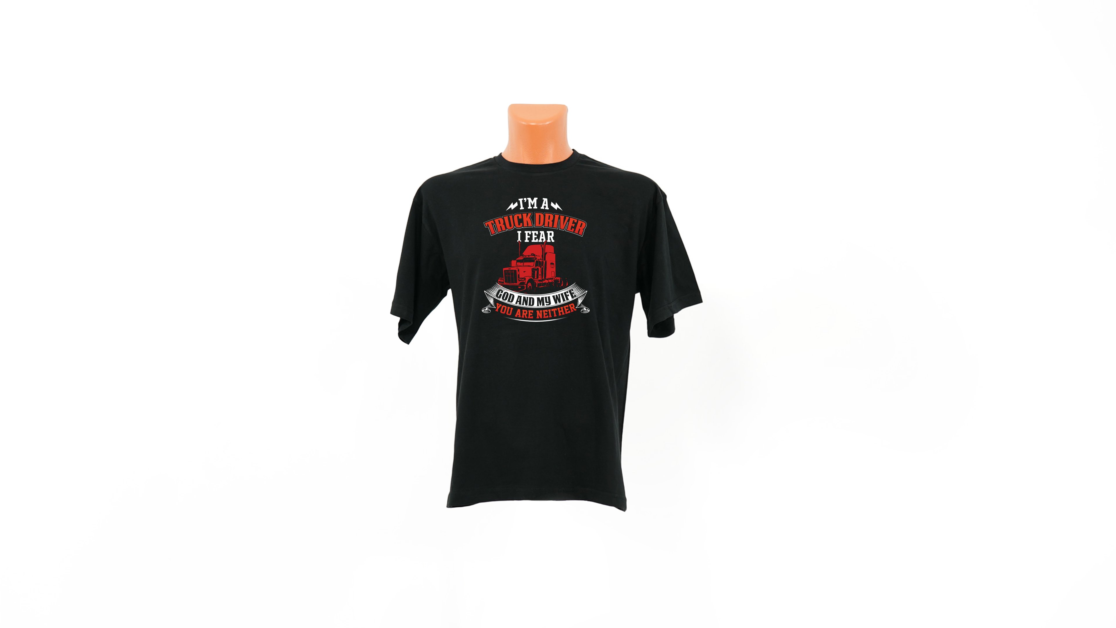 Truck Driver T-shirt - Black