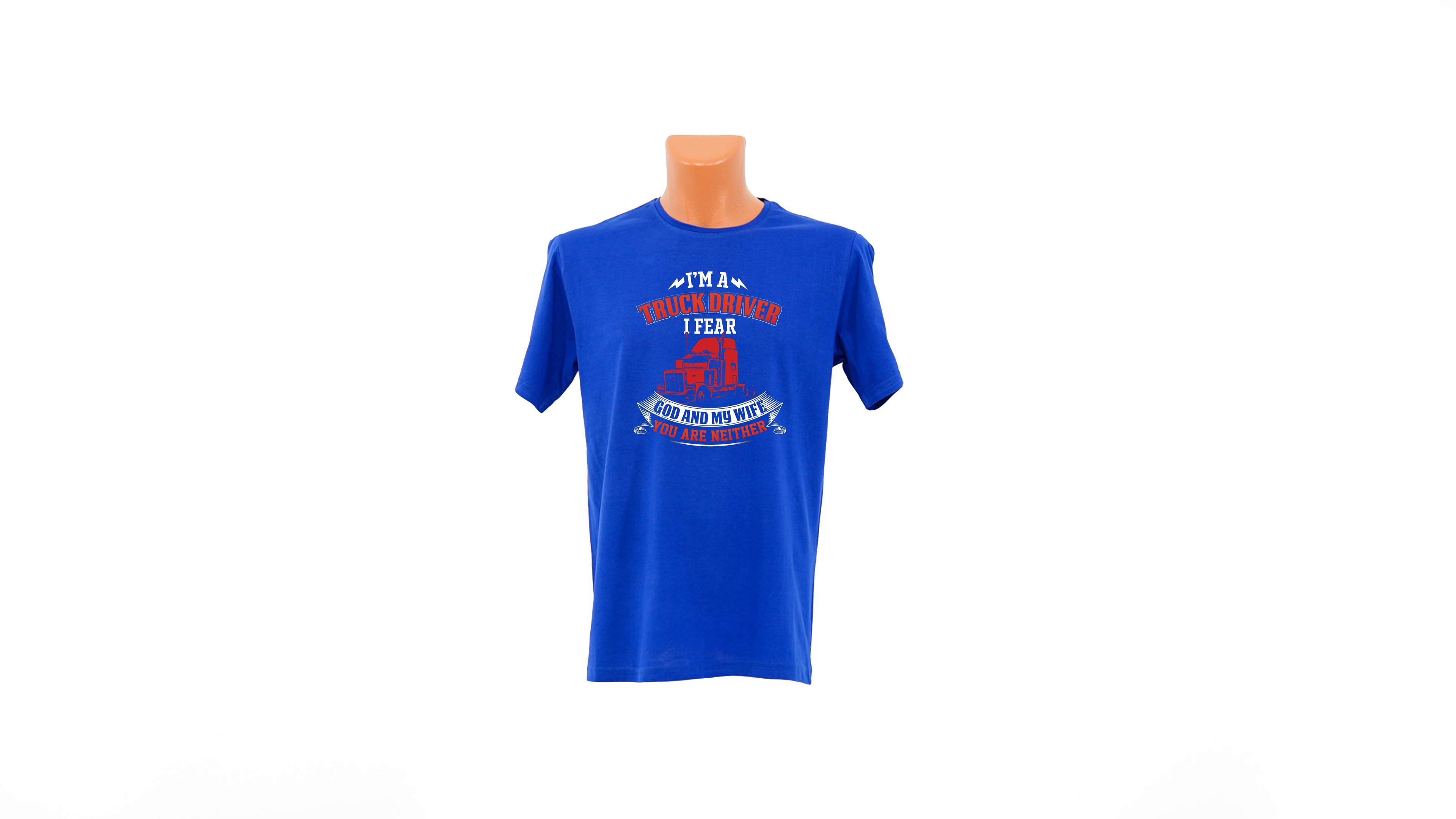 Truck Driver T-shirt - Blue