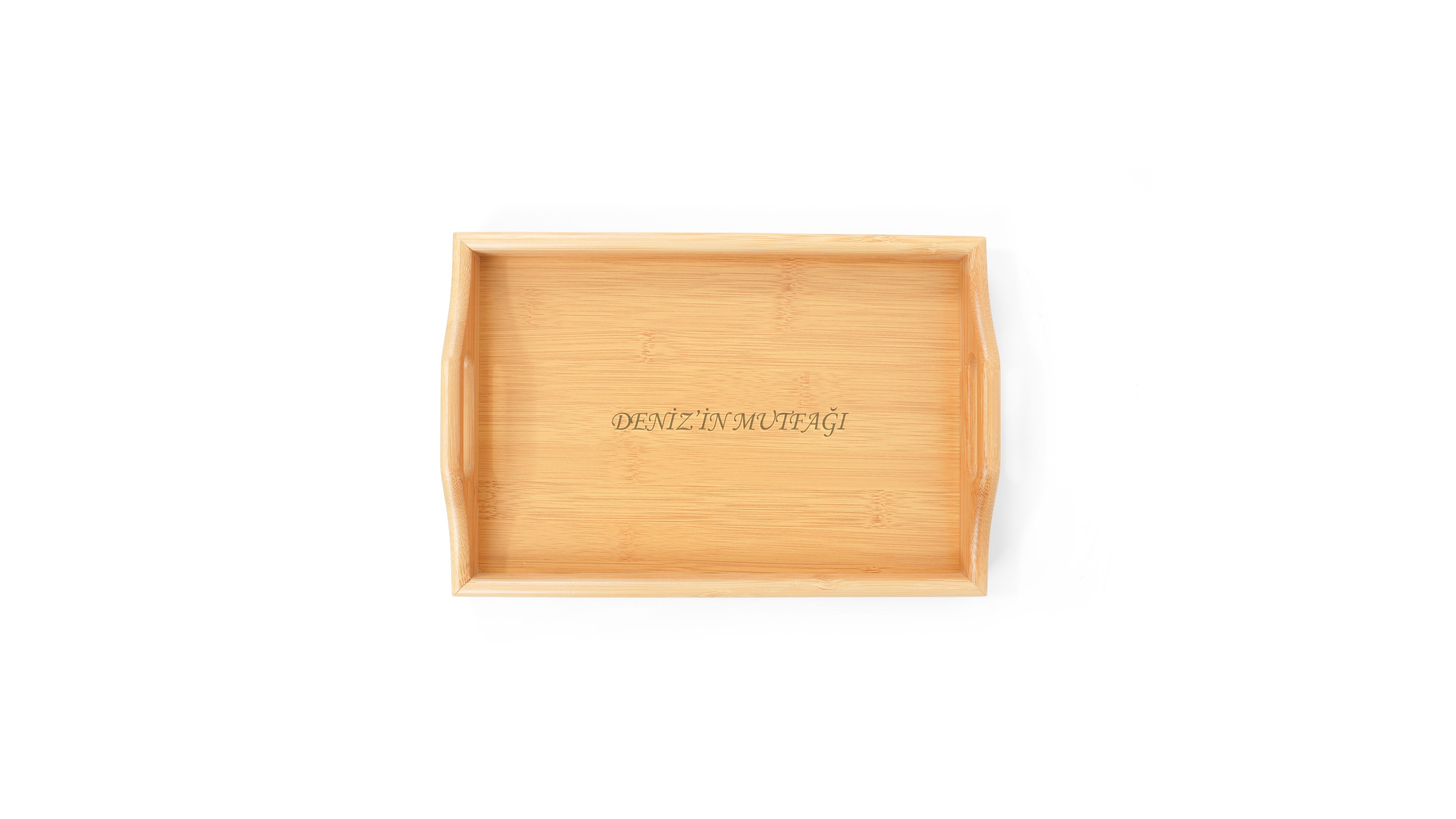 PERSONALIZED BAMBOO PRESENTATION TRAY