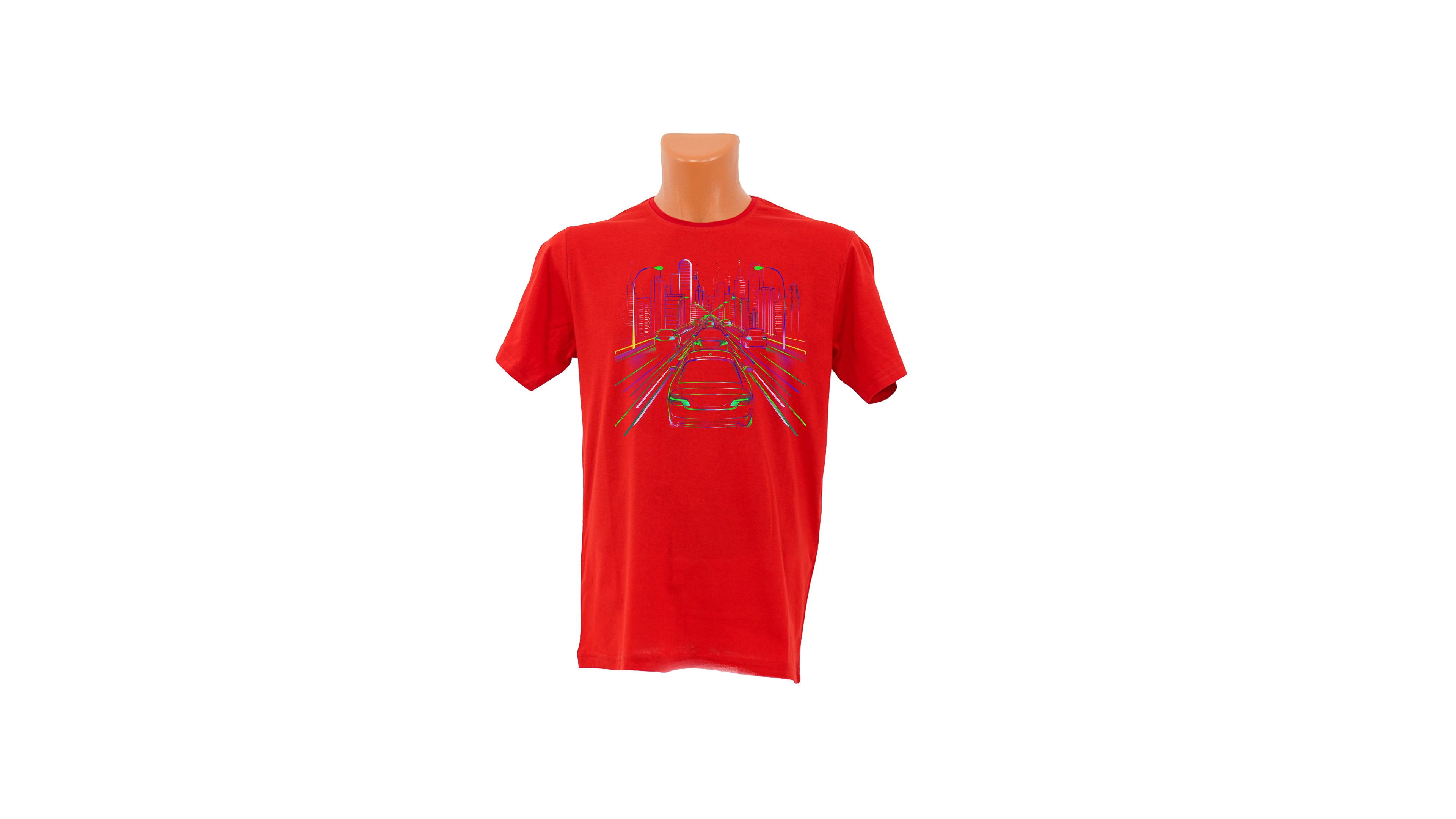 Car Night T-shirt - Red