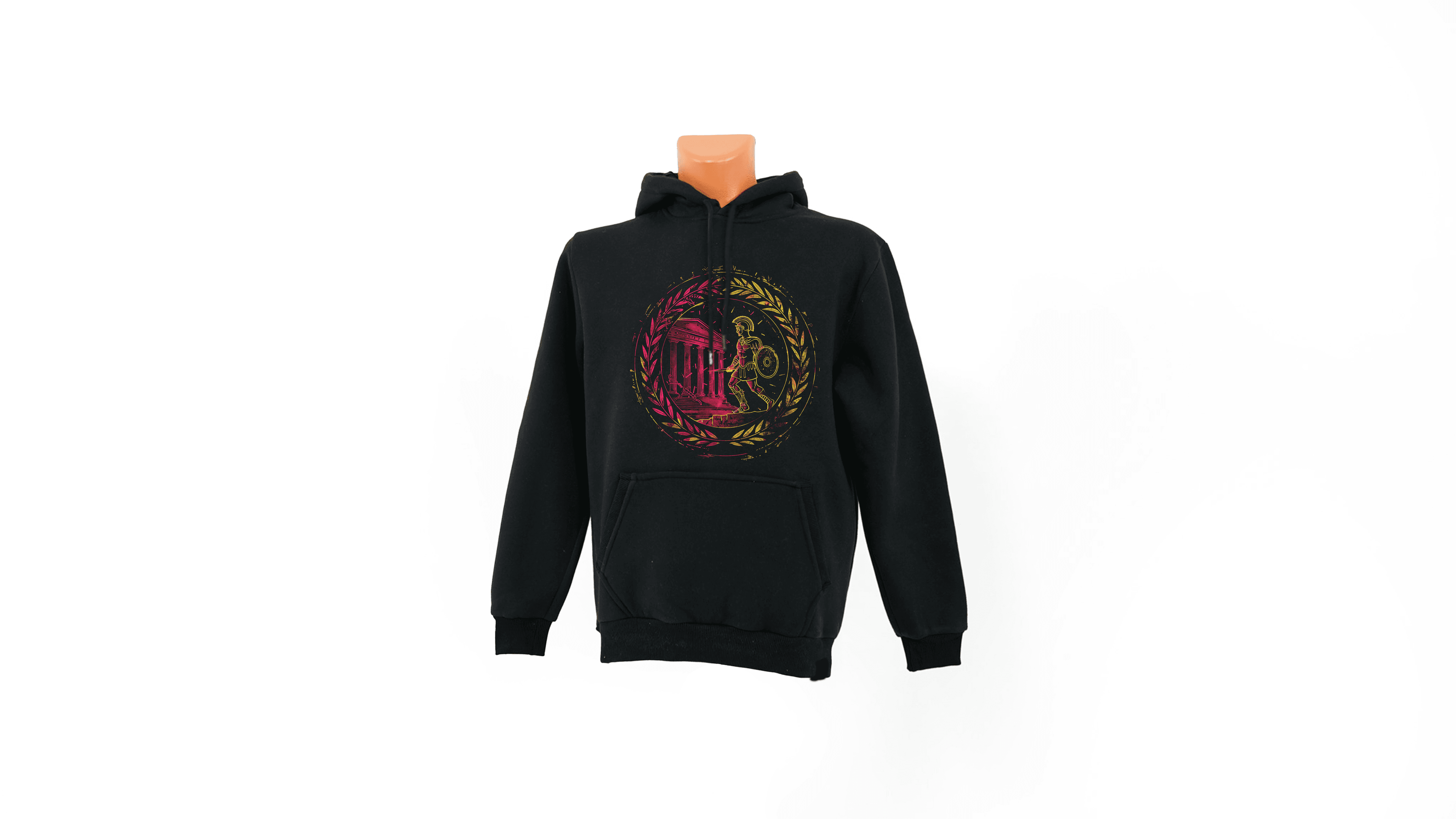 Ancient Glory baskılı Sweatshirt - Siyah