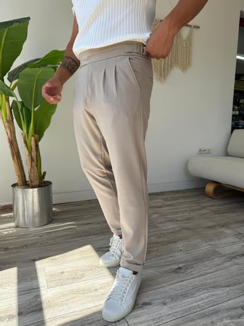 Harvest Duble Paça Kumaş Pantolon - Gri