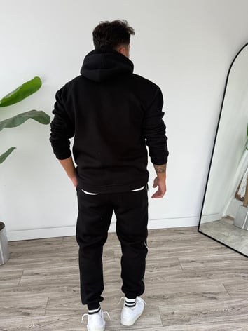 Kapüşonlu Kanguru Cepli Biyeli Alt Üst Takım