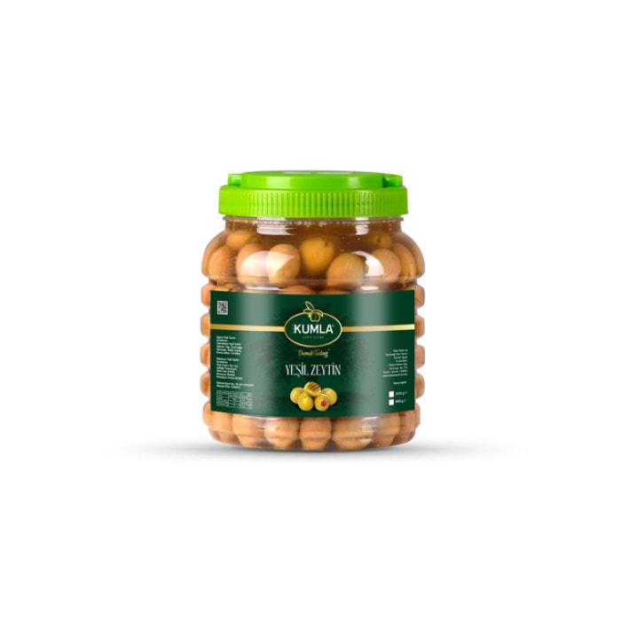 Kumla Zeytincisi Edremit Çizik Yeşil Zeytin 1 kg - PET