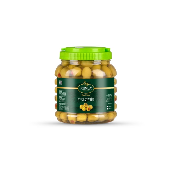 Kumla Zeytincisi Biber Dolgulu Yeşil Zeytin 1 kg - PET