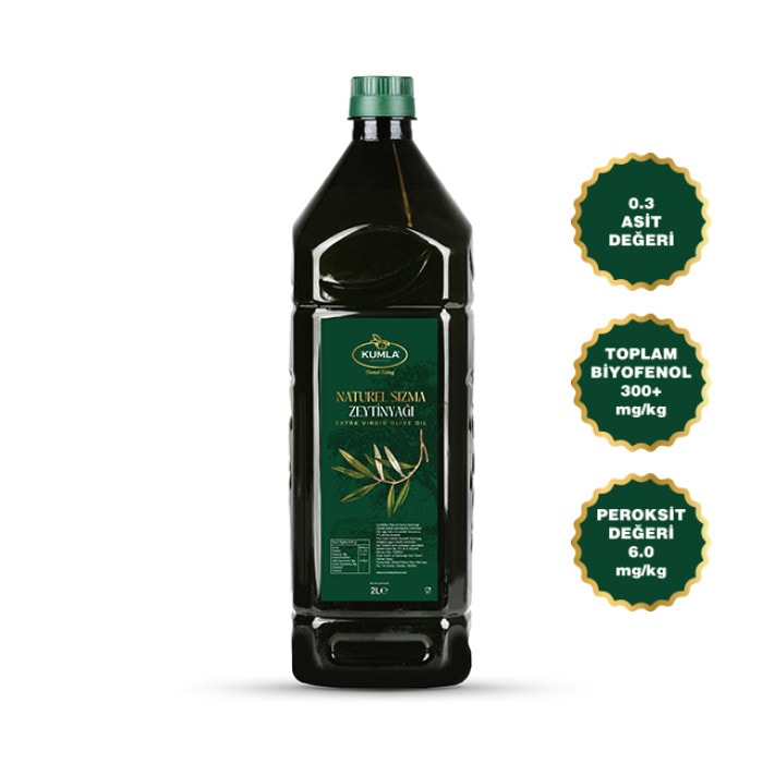 Kumla Zeytincisi Erken Hasat Naturel Sızma Zeytinyağı 2 Lt - PET - YENİ MAHSÜL