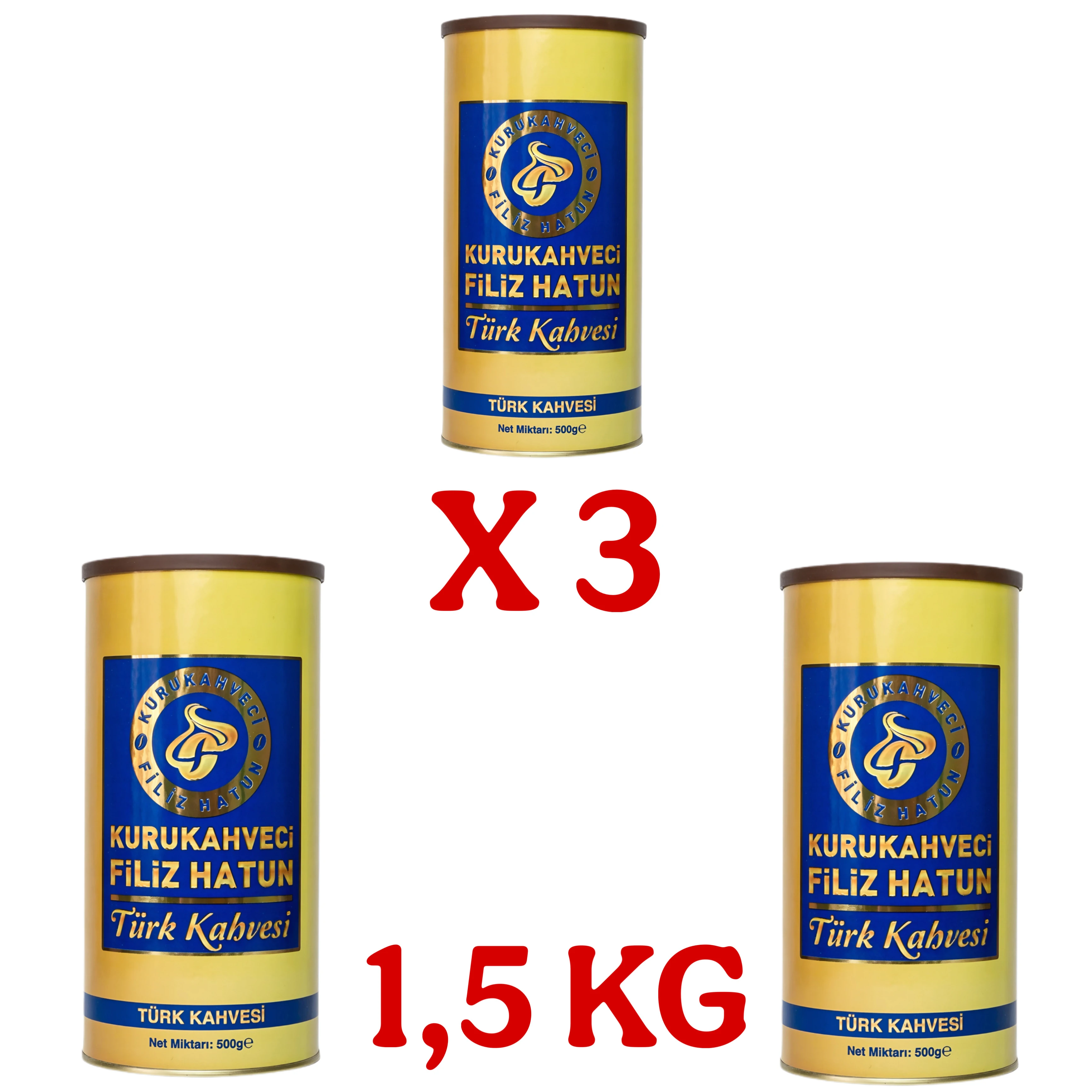 Klasik Türk Kahvesi 500gram X 3 (1.500gr)