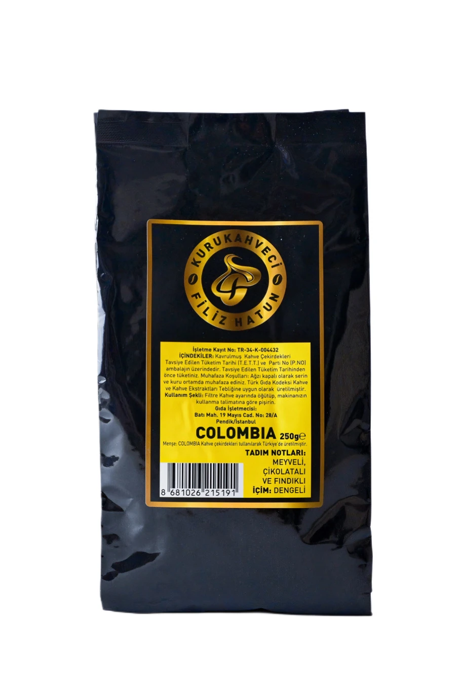 Çekirdek Kolombiya Kahvesi