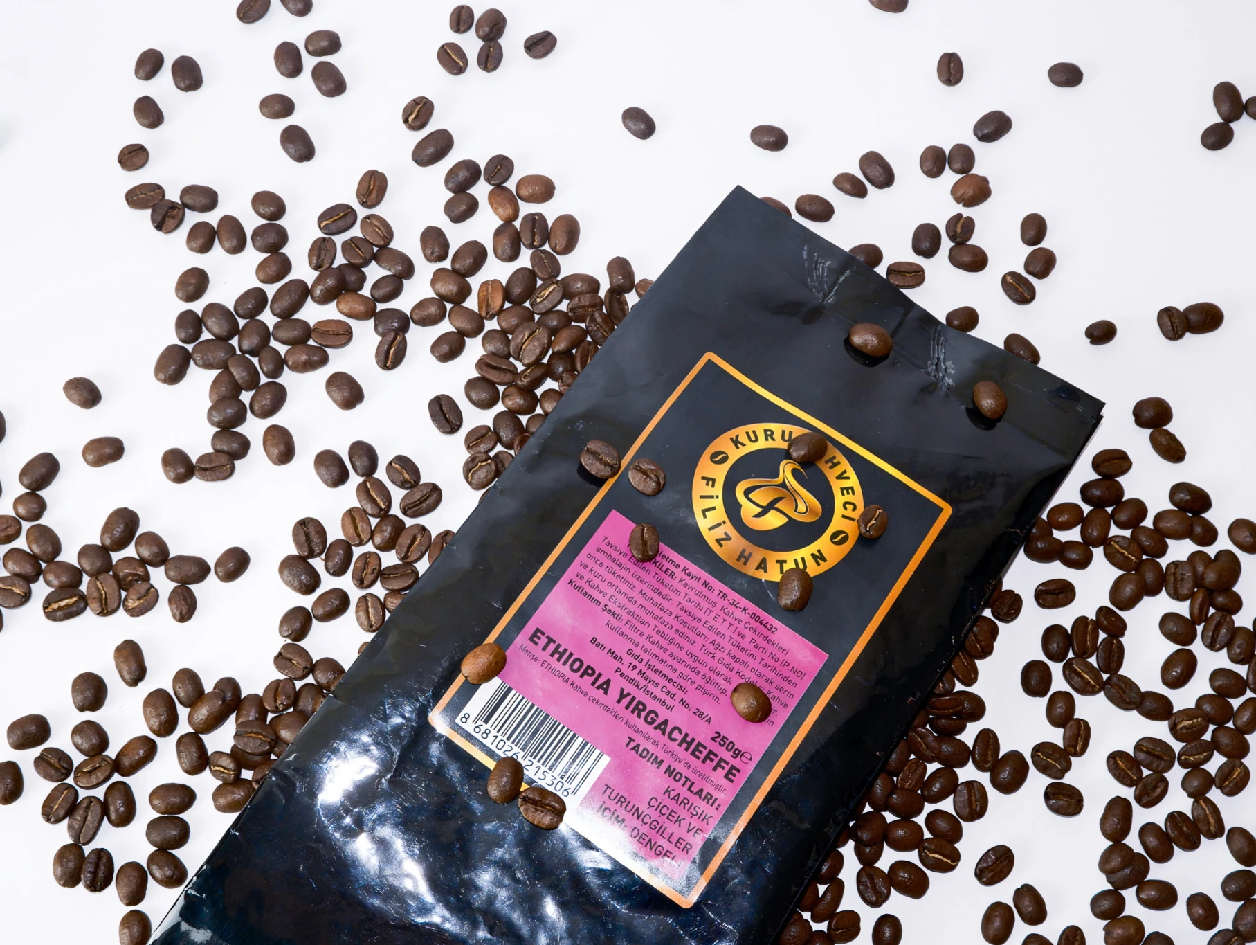 Çekirdek Etiyopya Yirgacheffe Kahvesi