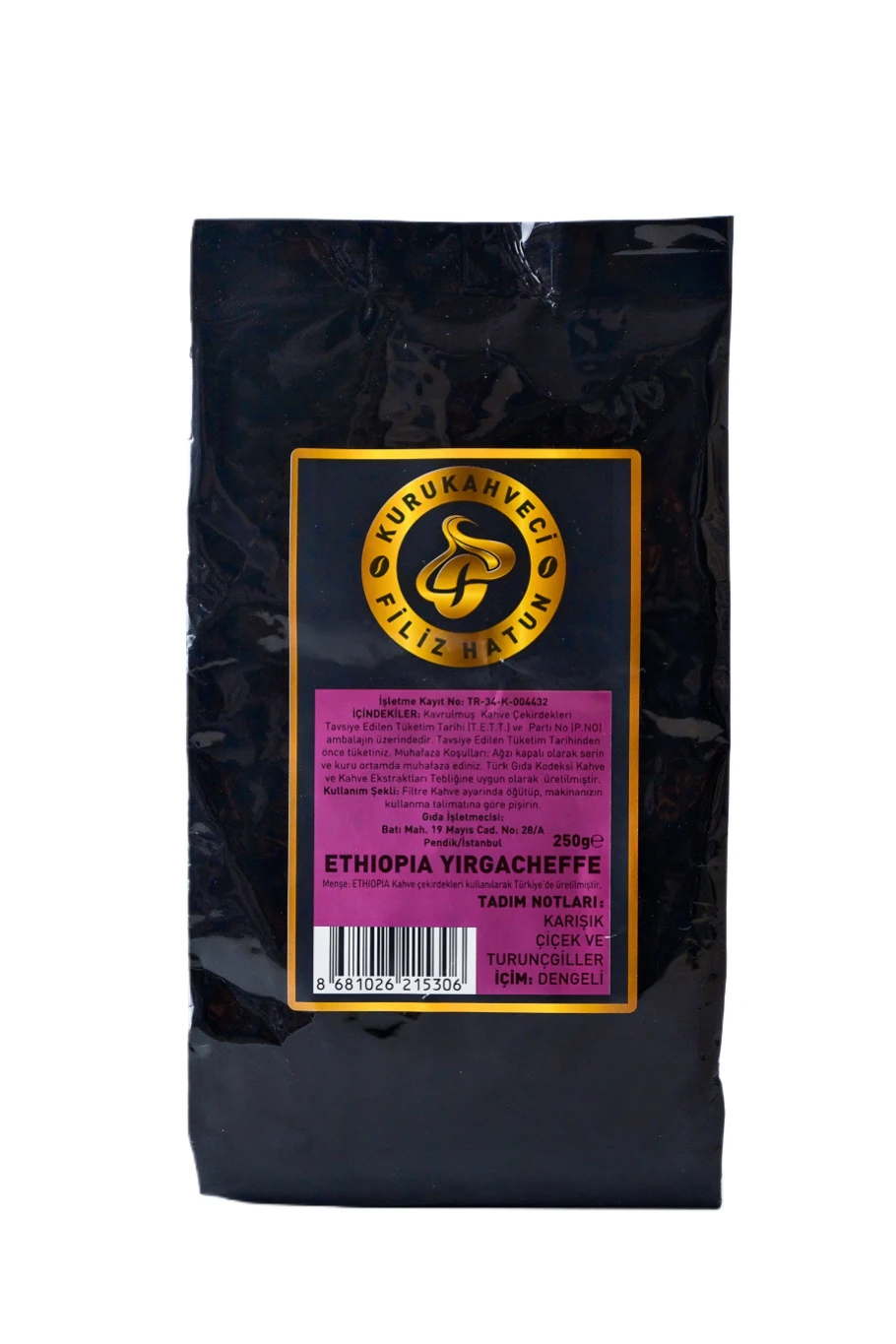 Çekirdek Etiyopya Yirgacheffe Kahvesi