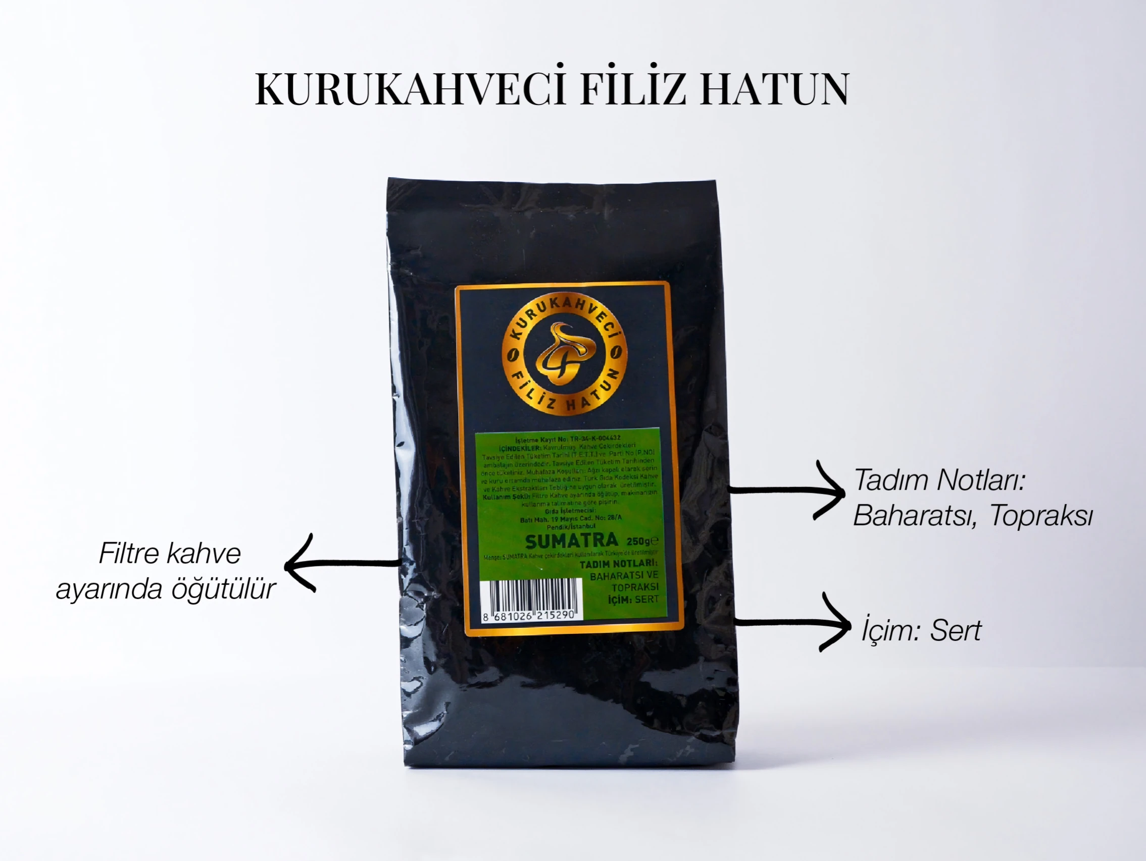 Çekirdek Sumatra Kahvesi