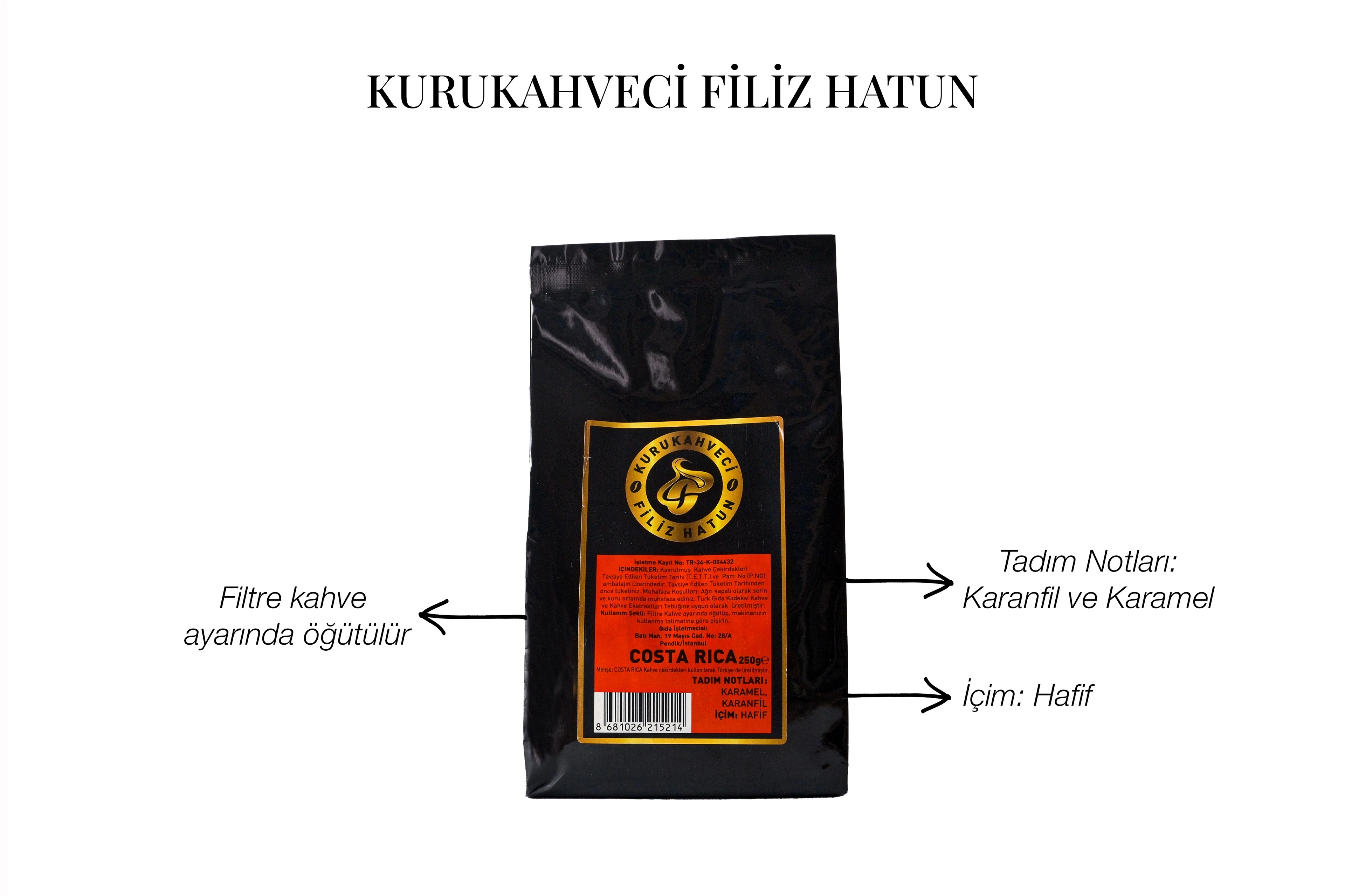 Çekirdek Kosta Rika Kahvesi