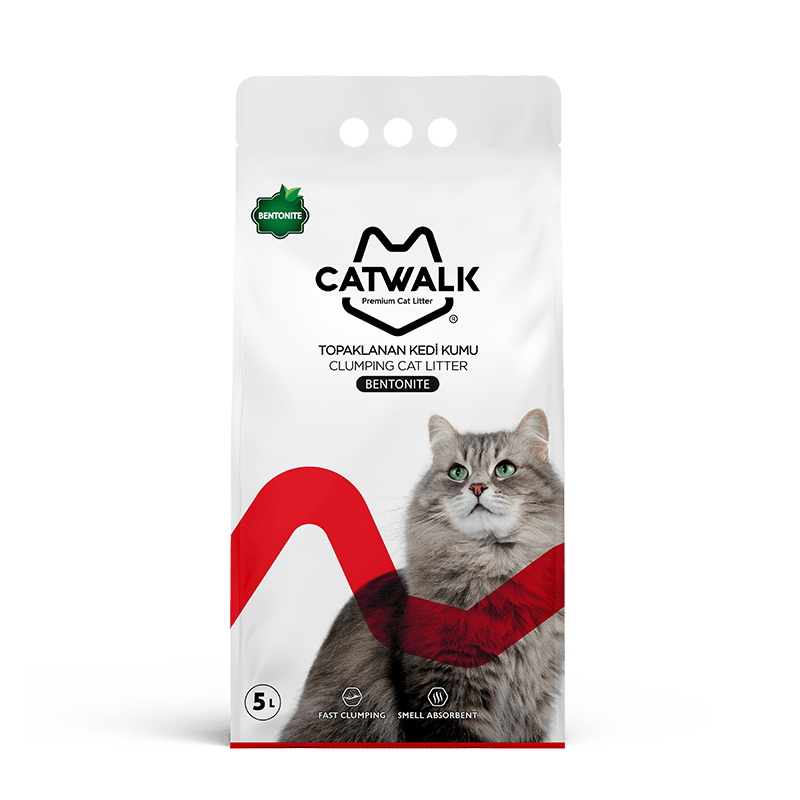 4 Adet Kokusuz İnce Taneli Kedi Kumu 5 Lt | Catwalk