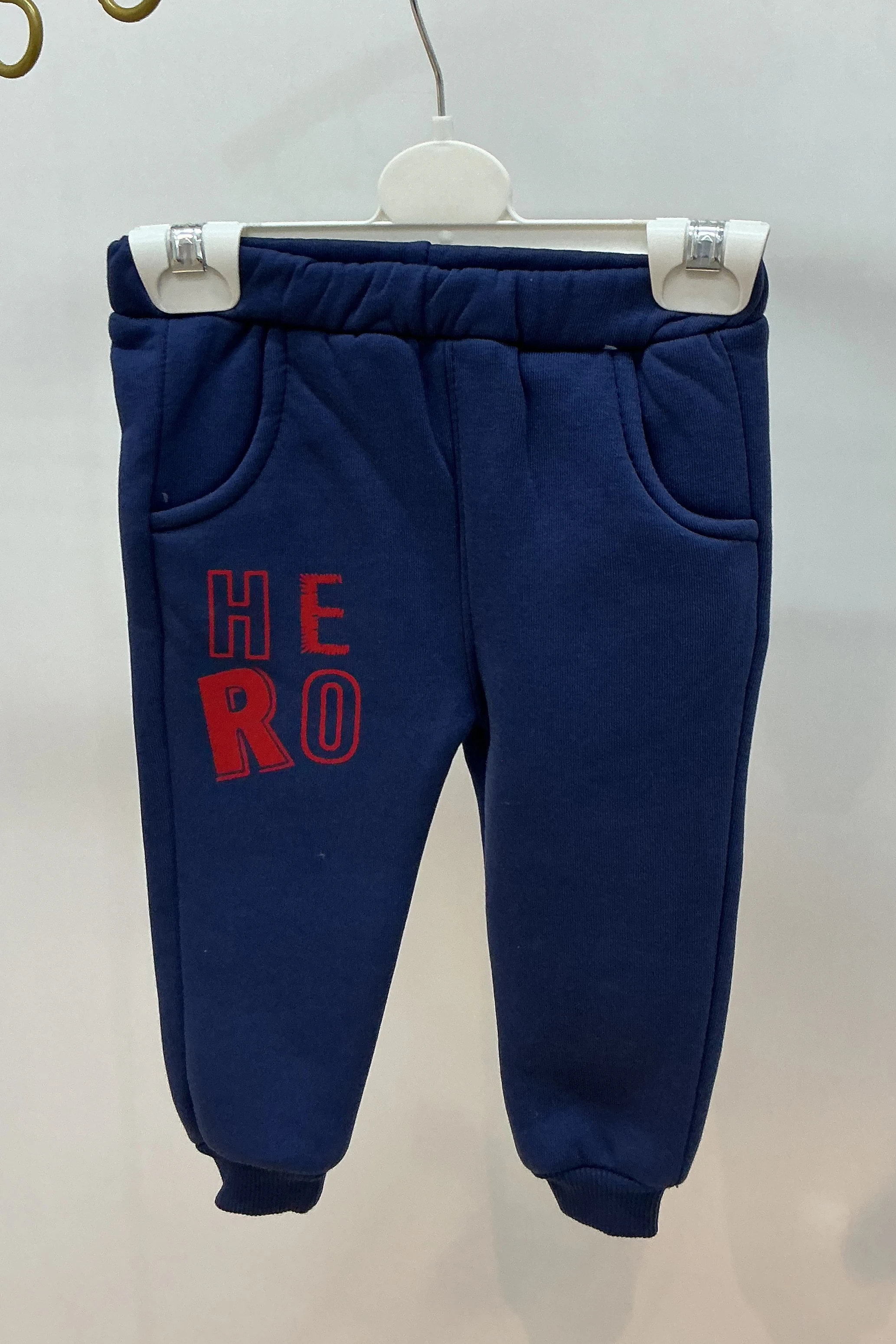 Ceketi Polarlı Sweati Desenli Erkek Takım