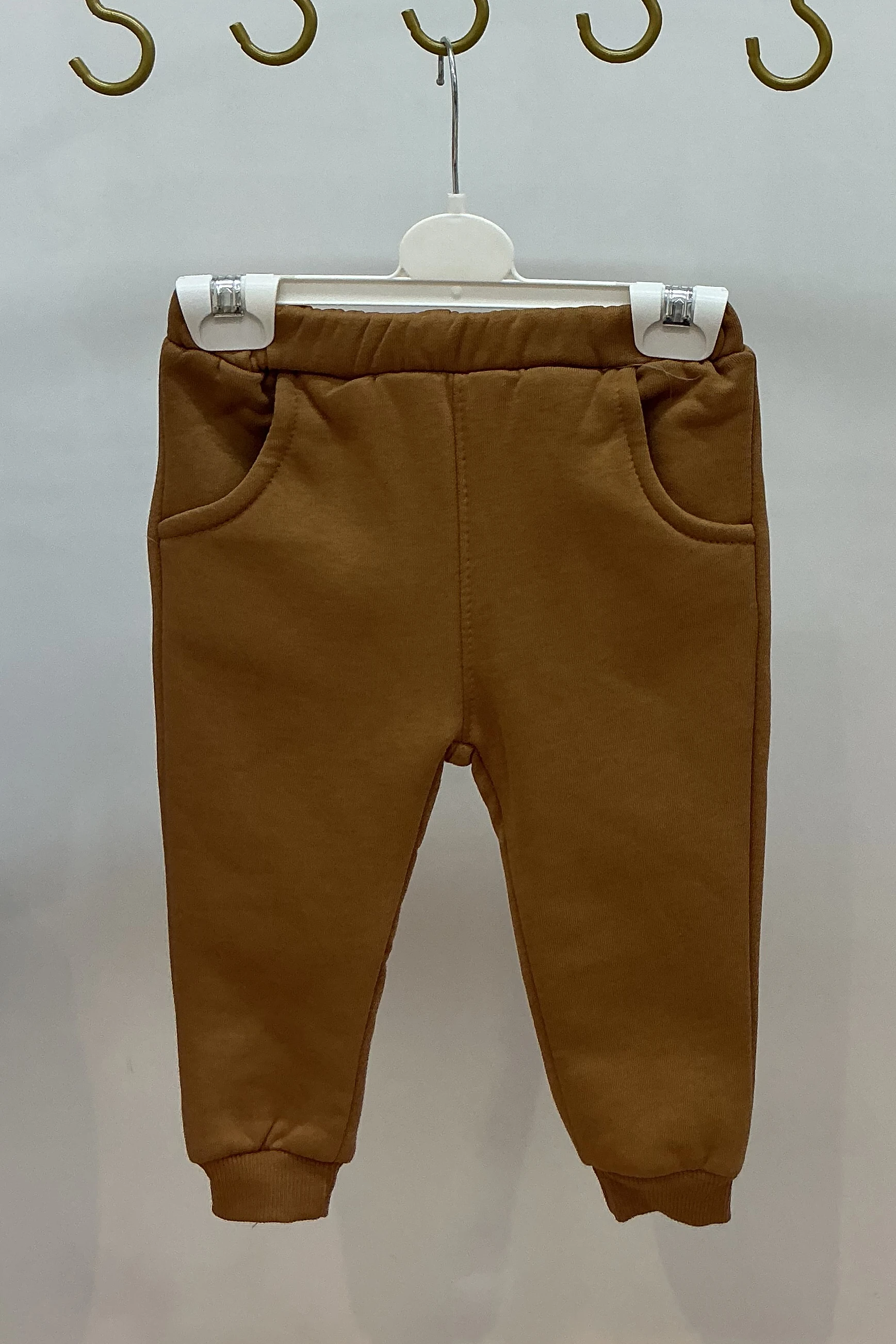 Ayıcık Polarlı Şardonlu Sweati Desenli Erkek Bebek Takım