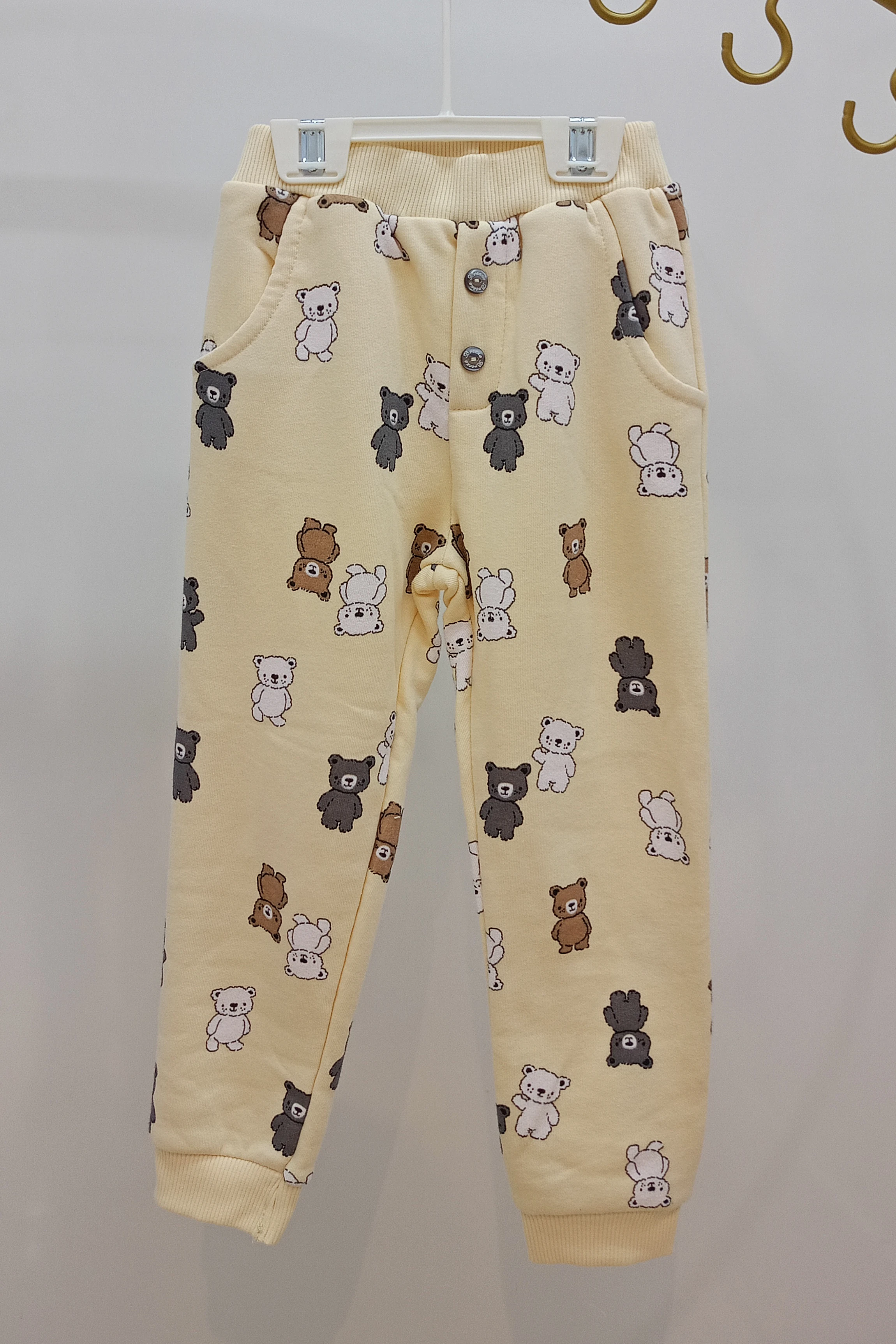 Alt Üst Ayıcık Desenli Erkek Eşofman Takımı