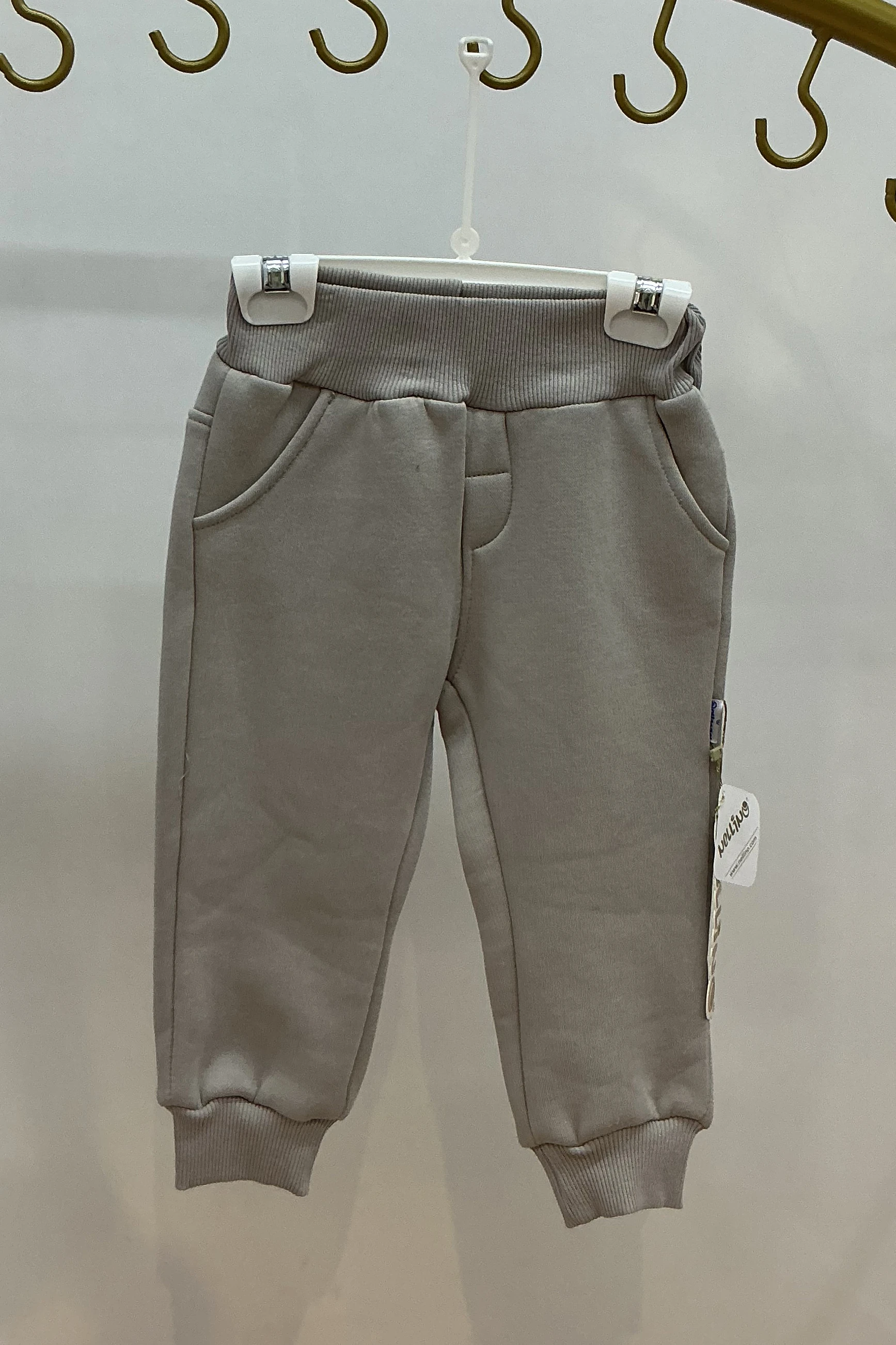 Şişme Yelekli Sweati Ayıcık Baskılı Şardonlu Erkek Takım