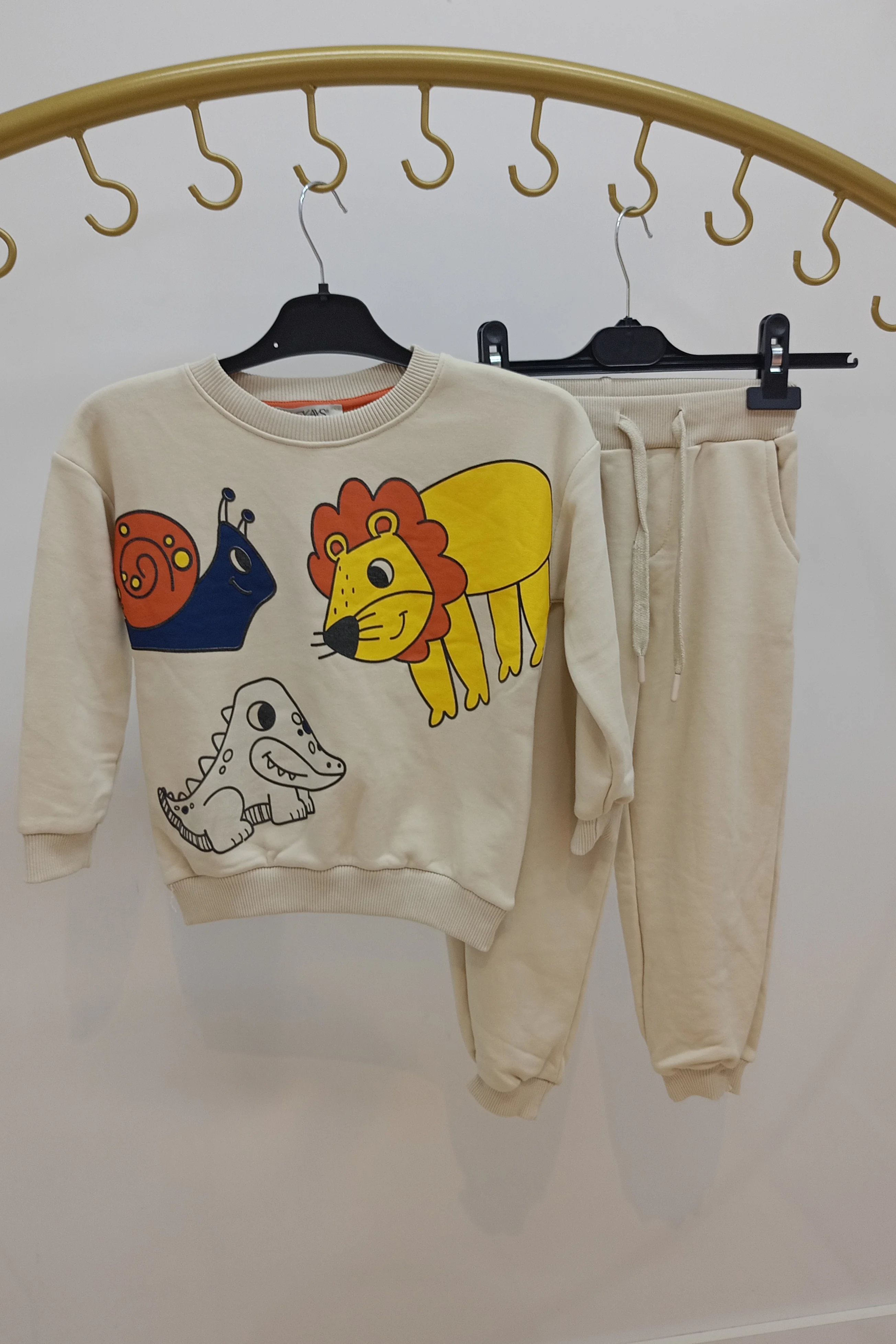 Önü Baskılı Erkek Eşofman Takımı 