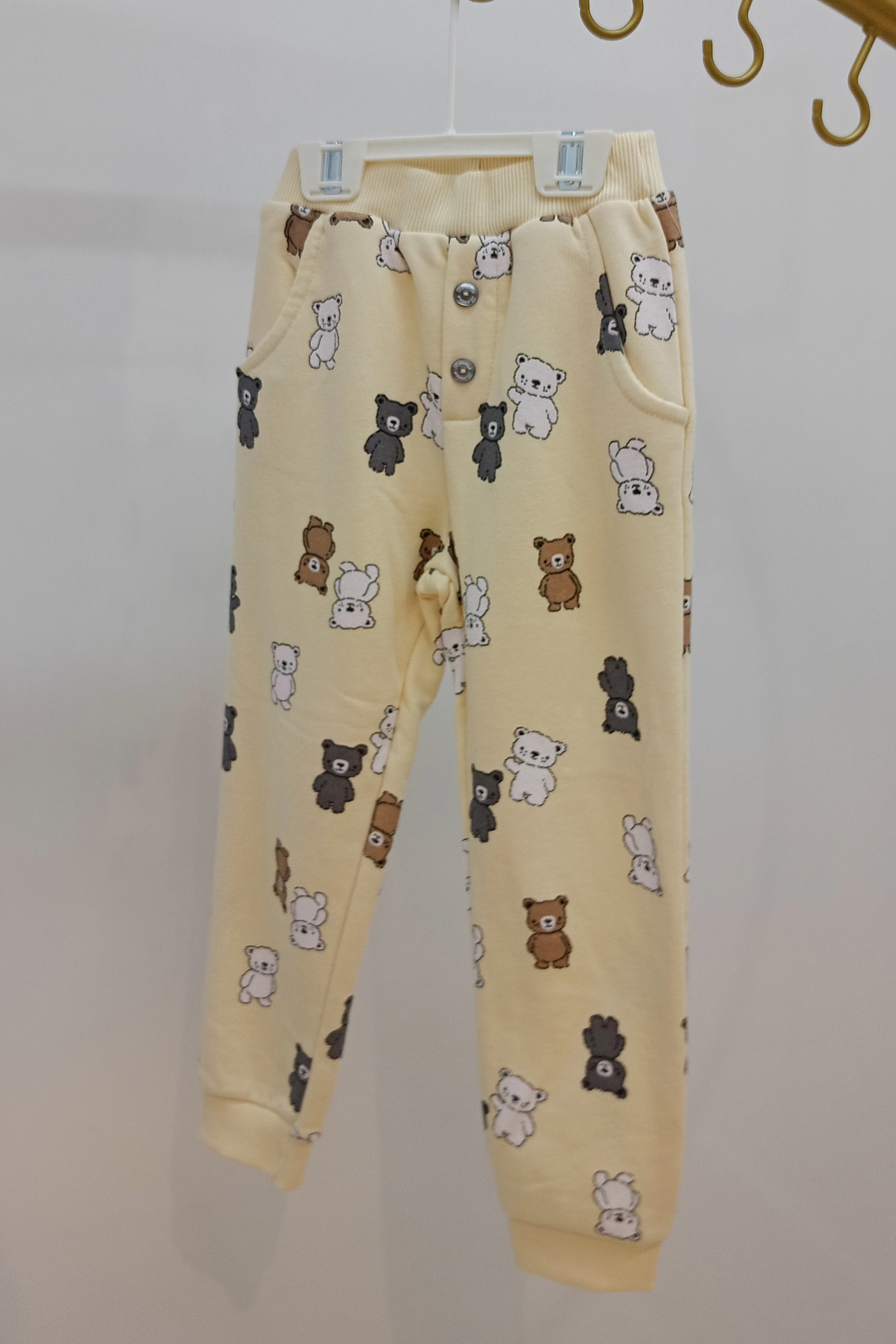 Alt Üst Ayıcık Desenli Erkek Eşofman Takımı