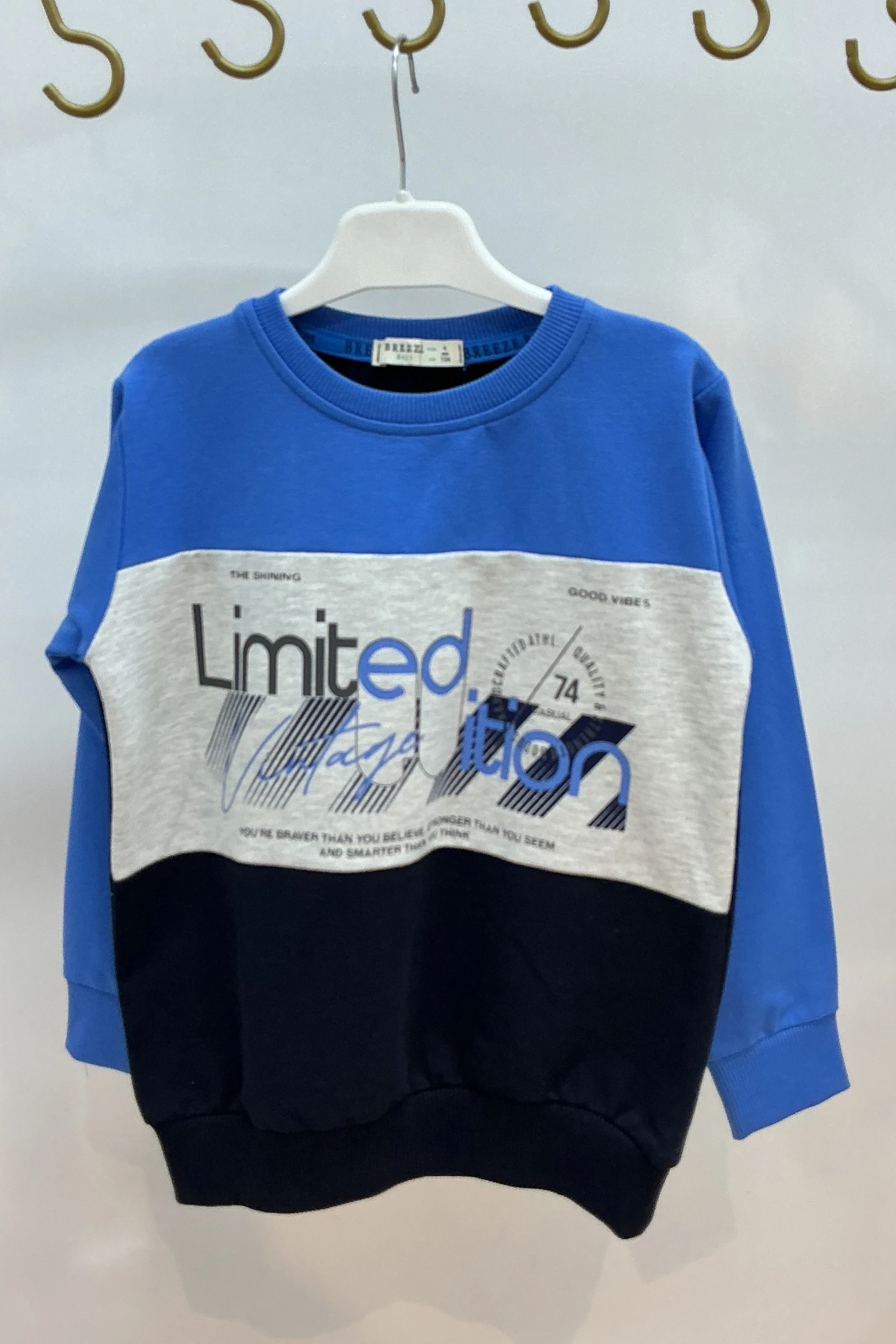 Bisiklet Yaka Önü Yazı Baskılı Erkek Eşofman Takımı 