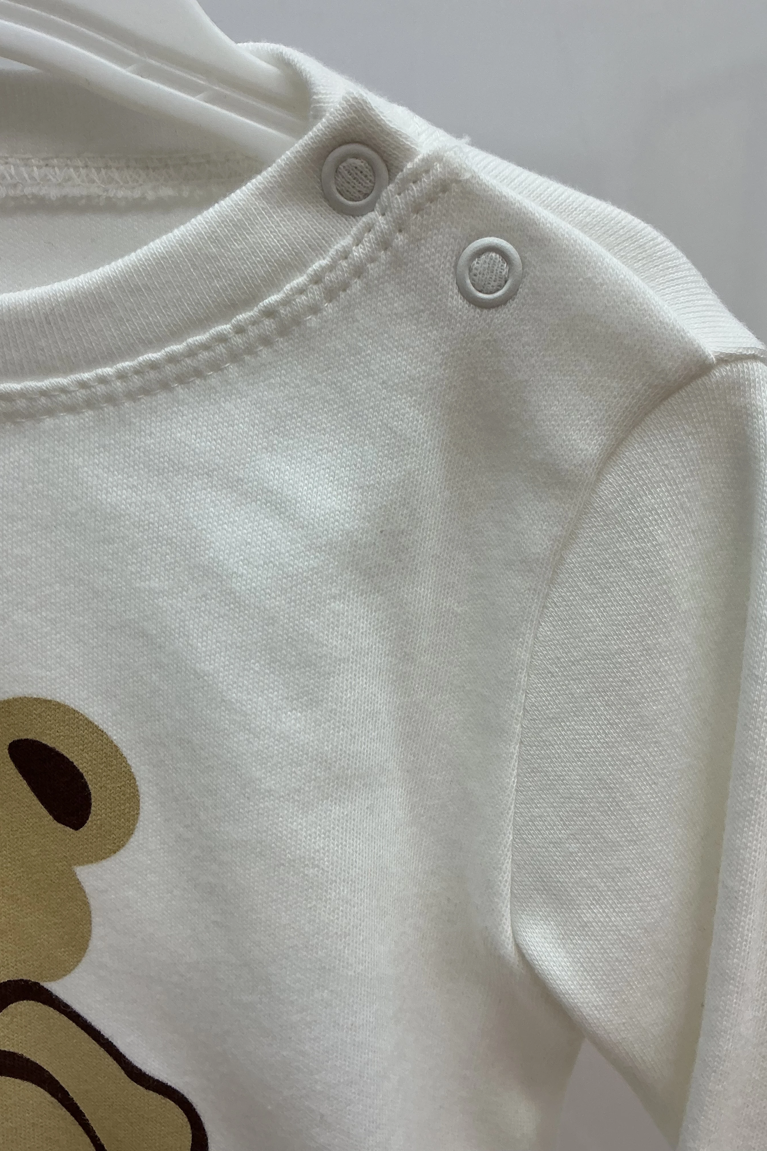 Ayıcık Polarlı Şardonlu Sweati Desenli Erkek Bebek Takım