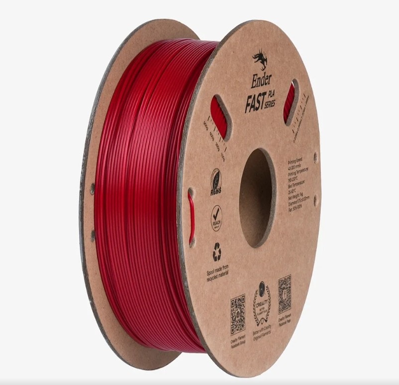 Creality Ender Fast PLA Filament 1.75mm 1kg - Ateş Kırmızı