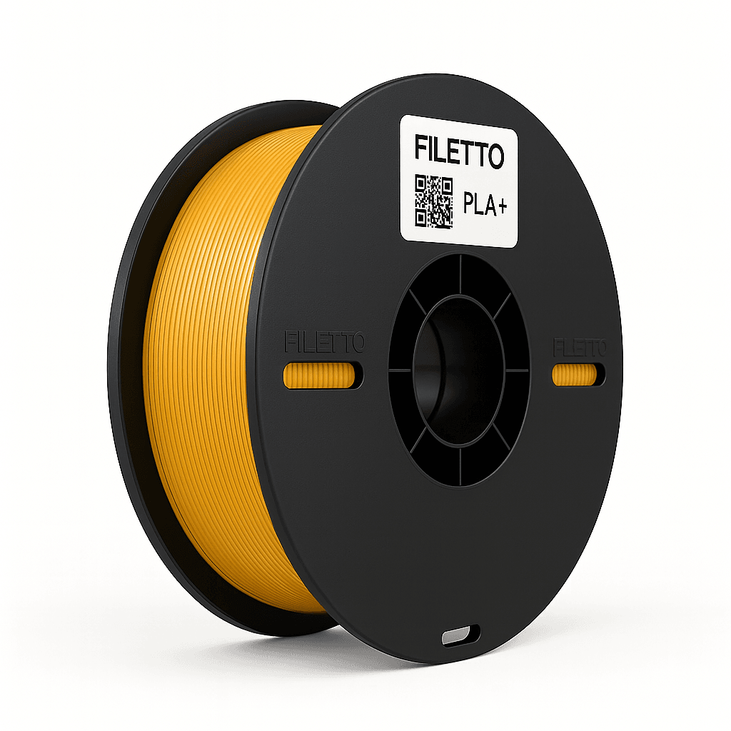 Filetto PLA+ 3D Filament – 1.75mm – 1KG – AMS Uyumlu - Gold