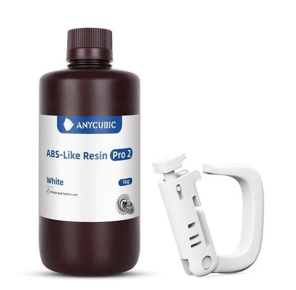 Anycubic ABS Like Resin Pro 2 UV Reçine 1 KG (YENİ SERİ) - Beyaz