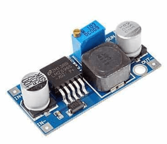 Arduino LM2596 Mini Ayarlanabilir Voltaj Regülatör Kartı 3A (4-35V ile 1.25-30V)