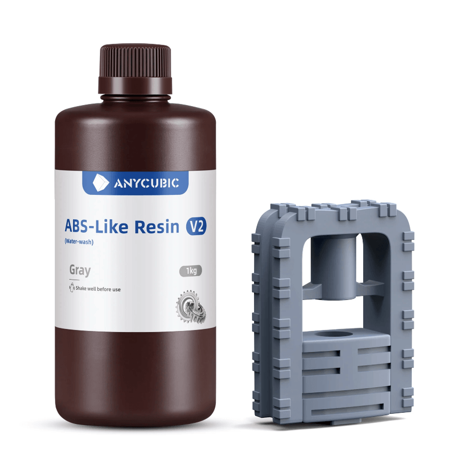 Anycubic ABS-Like Resin V2 1 KG (Suda Yıkanabilir ABS Reçine) - Gri