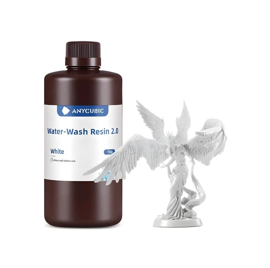 Anycubic Water Washable Resin | Anycubic Suda Yıkanabilir Reçine 1 kg (YENİ SERİ) SSX - Beyaz