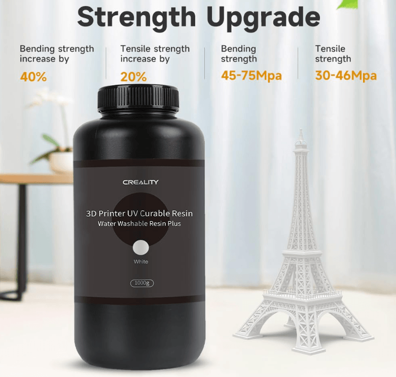 Creality UV Curable Water Washable Resin Plus