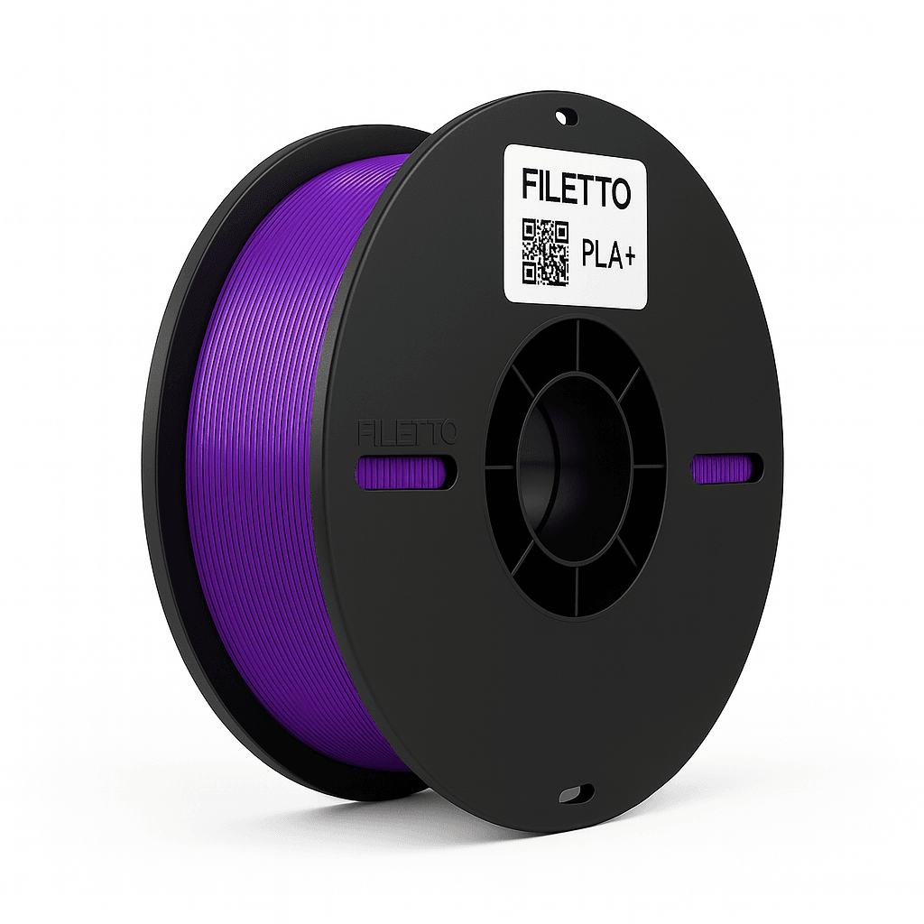 Filetto PLA+ 3D Filament – 1.75mm – 1KG – AMS Uyumlu - Mor