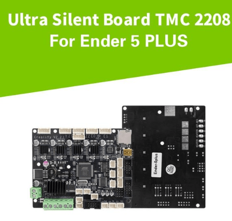 Yükseltilmiş Ender 5 Plus 3D Yazıcı Sessiz Anakart V2.2 TMC2208 Sürücülü