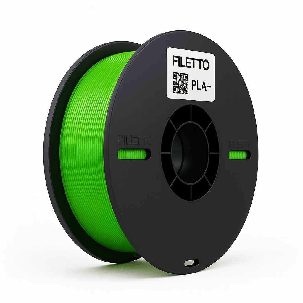 Filetto PLA+ 3D Filament – 1.75mm – 1KG – AMS Uyumlu - Zümrüt Yeşil