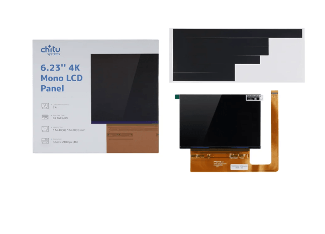 Anyphoton Photon Mono 4K 6.23 inç 4K monokrom orijinal LCD ekran yedek 3D yazıcı parçası
