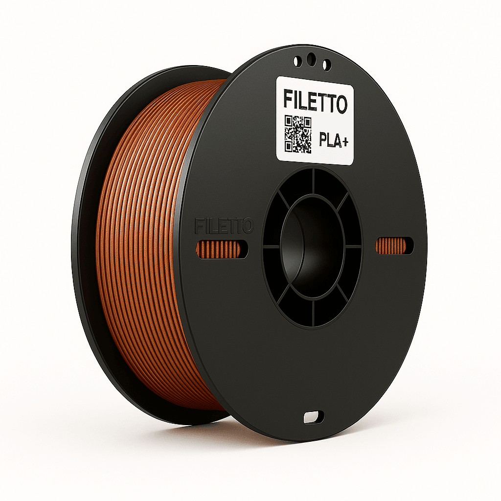 Filetto PLA+ 3D Filament – 1.75mm – 1KG – AMS Uyumlu - Bakır