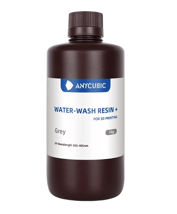 Anycubic Water Washable Resin | Anycubic Suda Yıkanabilir Reçine 1 kg (YENİ SERİ) - Gri