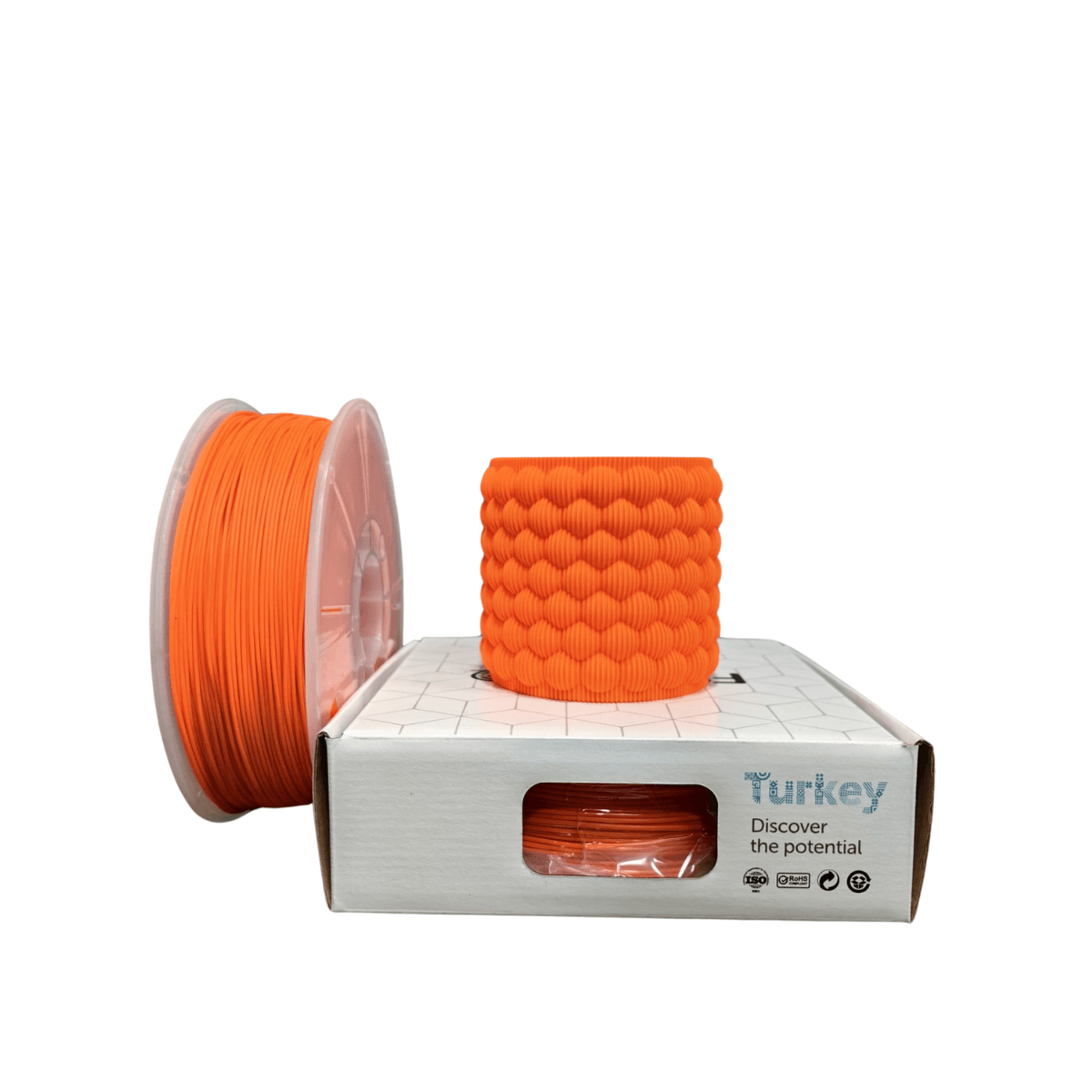 Filetto Pla+ Filament 1.75mm 1 KG - Turuncu