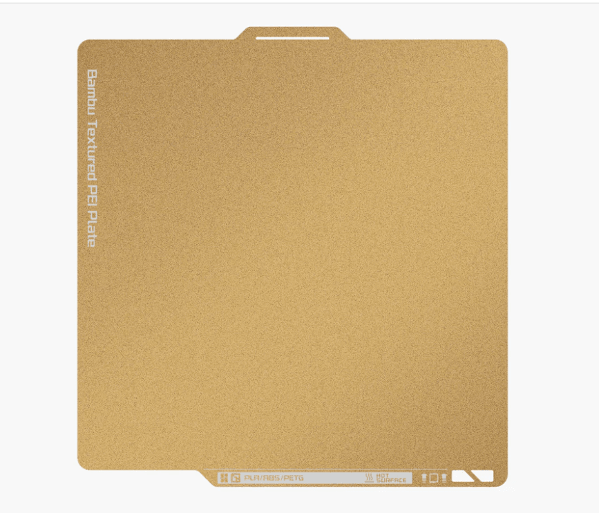 Bambu Textured PEI Plate (Gold) (X1 Serisi & P1P için)  | Bambu Dokulu PEI Plaka