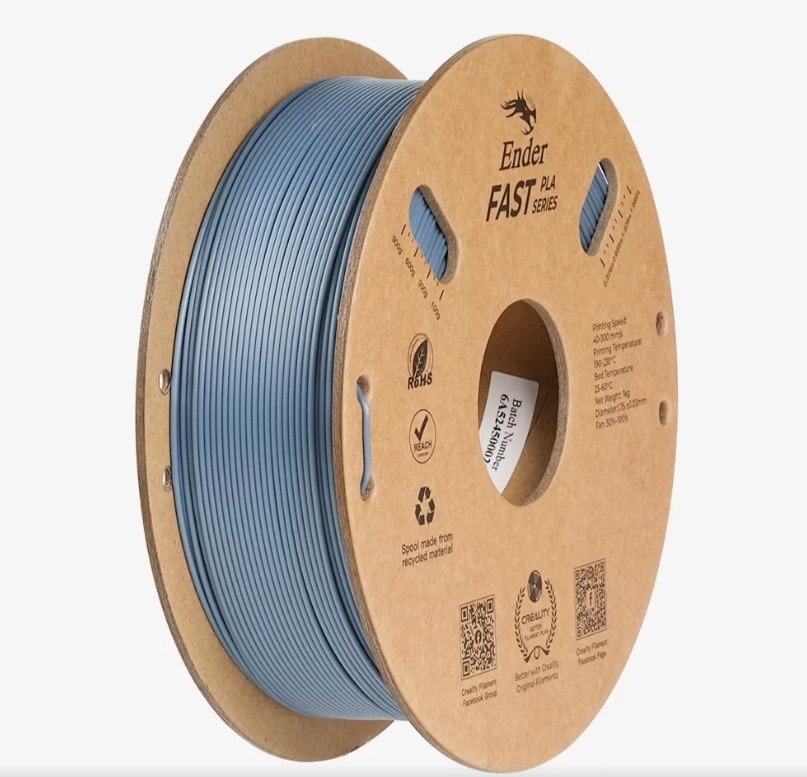 Creality Ender Fast PLA Filament 1.75mm 1kg - Açık Gri