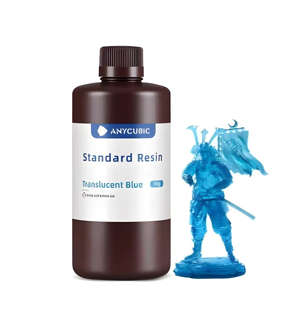 Anycubic Uv Reçine 1 KG - SLA (YENİ SERİ) SPT - Transparan Mavi