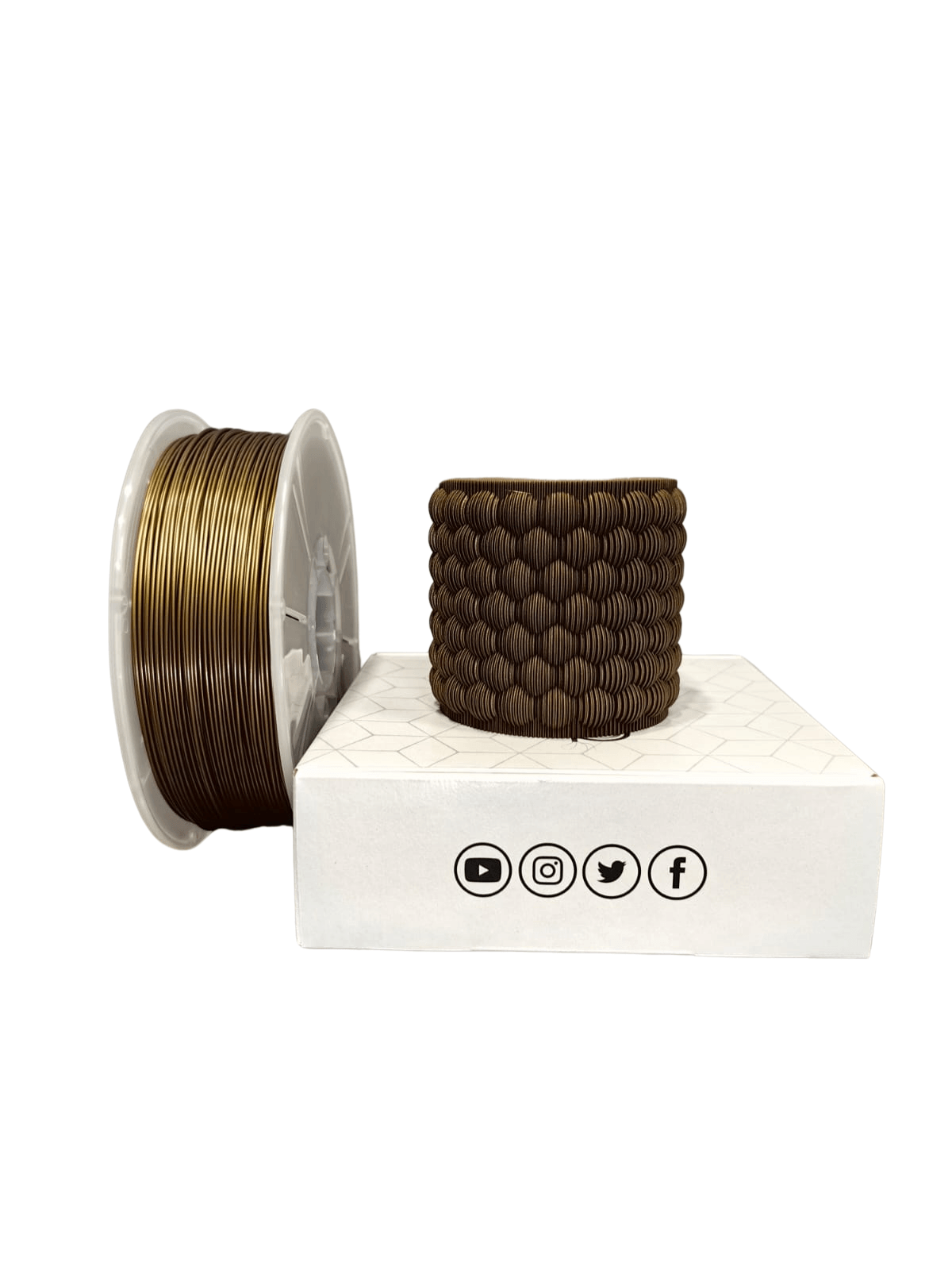 Filetto Pla+ Filament 1.75mm 1KG - Bronze
