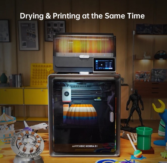 Anycubic Kobra S1 Combo 3D Yazıcı