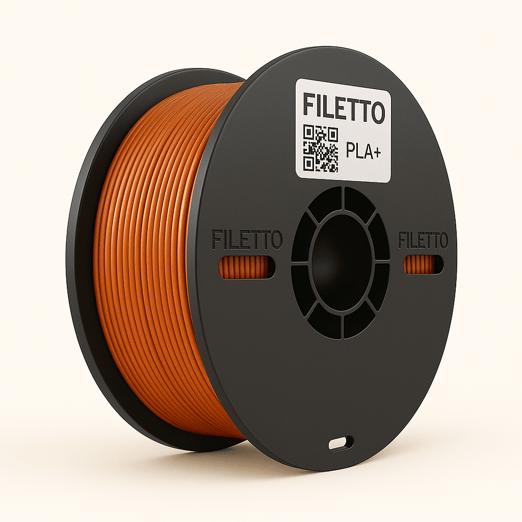 Filetto PLA+ 3D Filament – 1.75mm – 1KG – AMS Uyumlu - Bakır