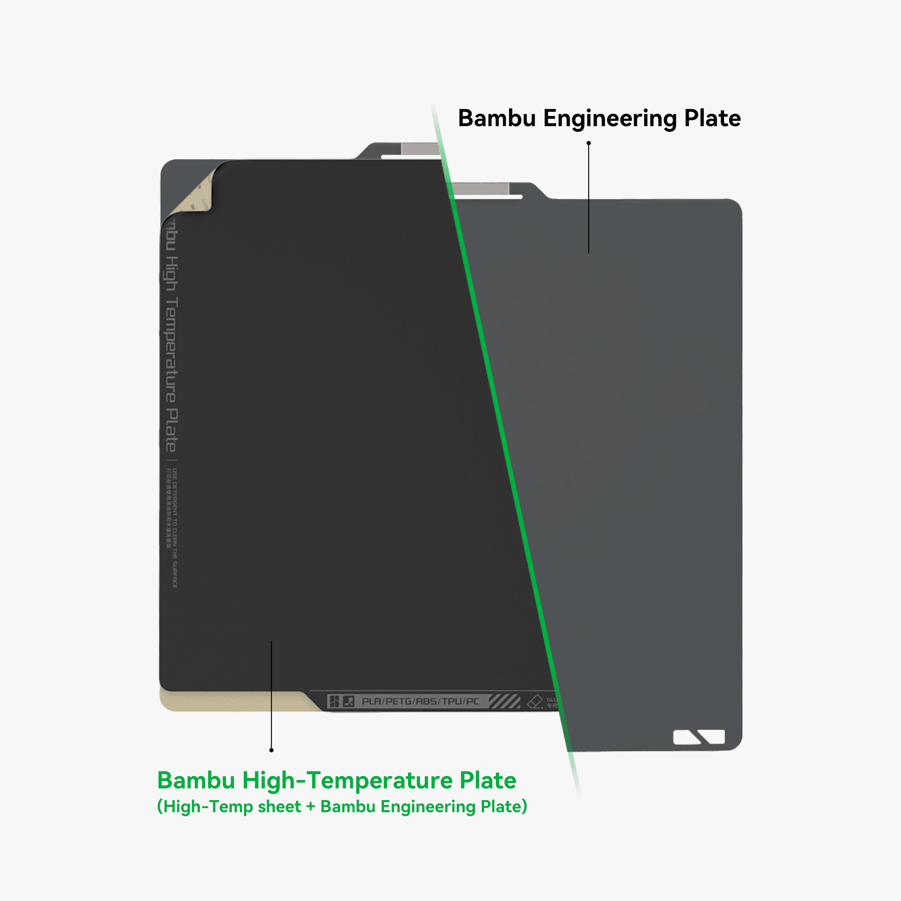 Bambu Lab X1 Series / P1p High Temperature Plate - Bambu Lab X1 Serisi / P1p Yüksek Sıcaklık Plakası