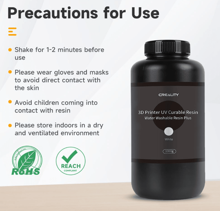 Creality UV Curable Water Washable Resin Plus