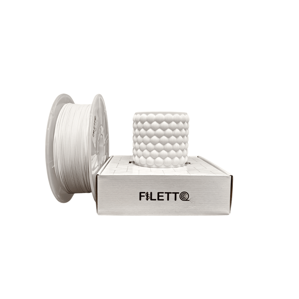 Filetto Pla+ Filament 1.75mm 1KG - White